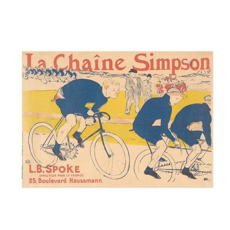 Hattan Art Poster Lautrec The Simpson Chain / HP-00148