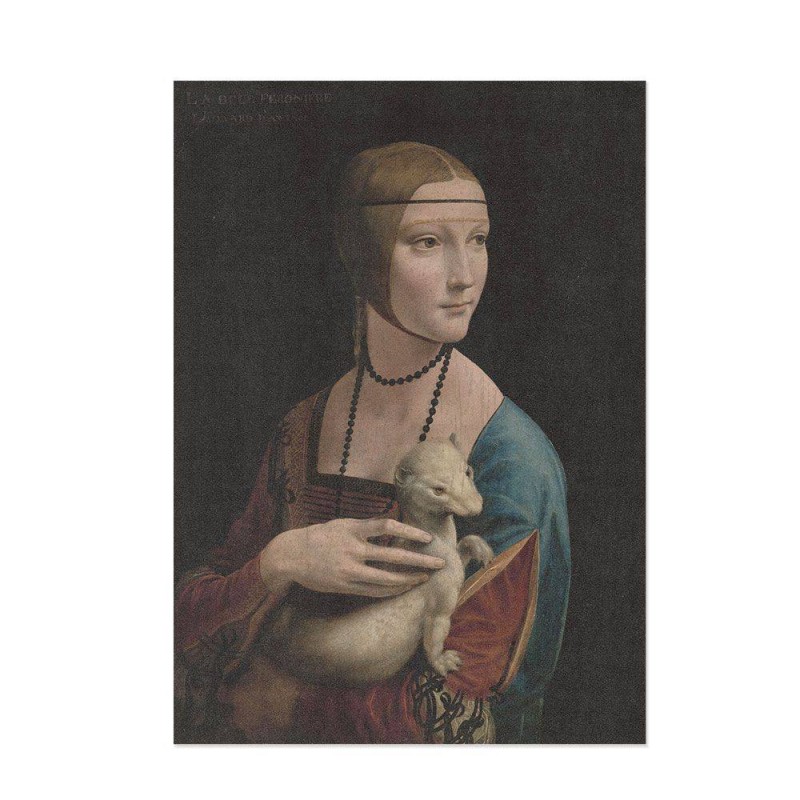 Hattan Art Poster Da Vinci Lady with an Ermine / HP-00164