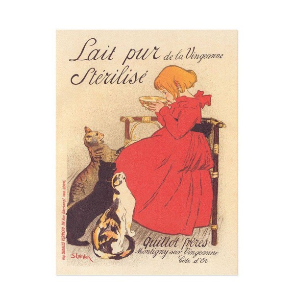 Hattan Art Poster Lait pur stérilisé de la Vingeanne / HP-00172