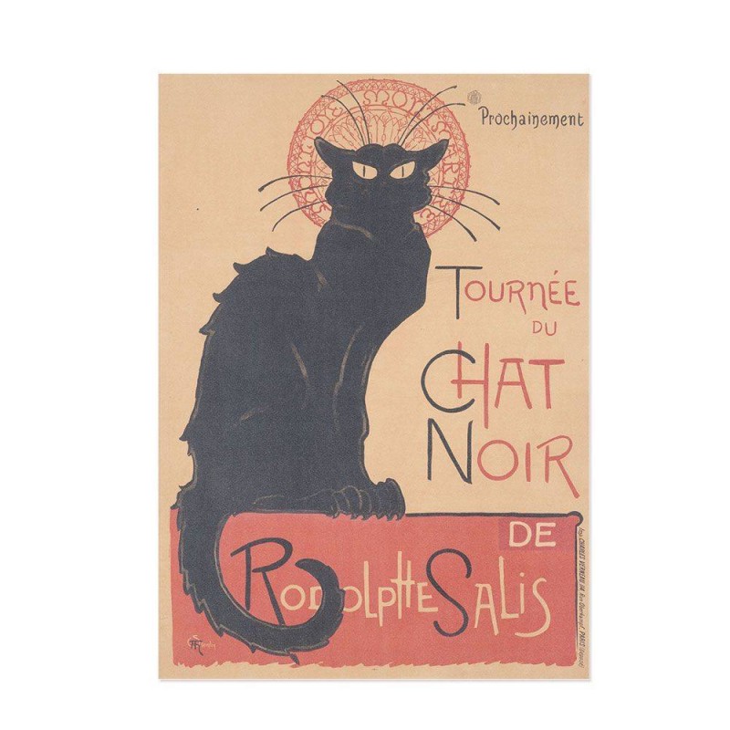 Hattan Art Poster Tournée du Chat Noir / HP-00173