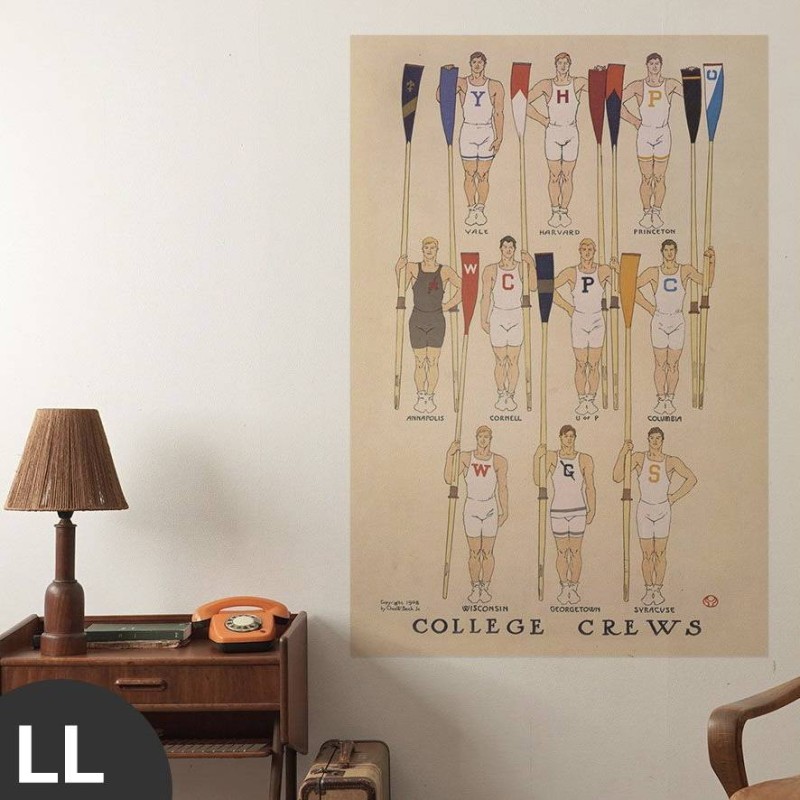 Hattan Art Poster College Crews / HP-00065