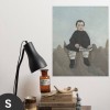 Hattan Art Poster Boy on The Rocks / HP-00149