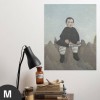 Hattan Art Poster Boy on The Rocks / HP-00149