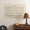 Hattan Art Poster Cursive Fonts / HP-00002