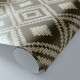 [Hatte Me] REMOVABLE AND REUSABLE WALLPAPER REMAKE SHEET-AFRICAN PATTERN (65cm x 3m) / AFR-01-1