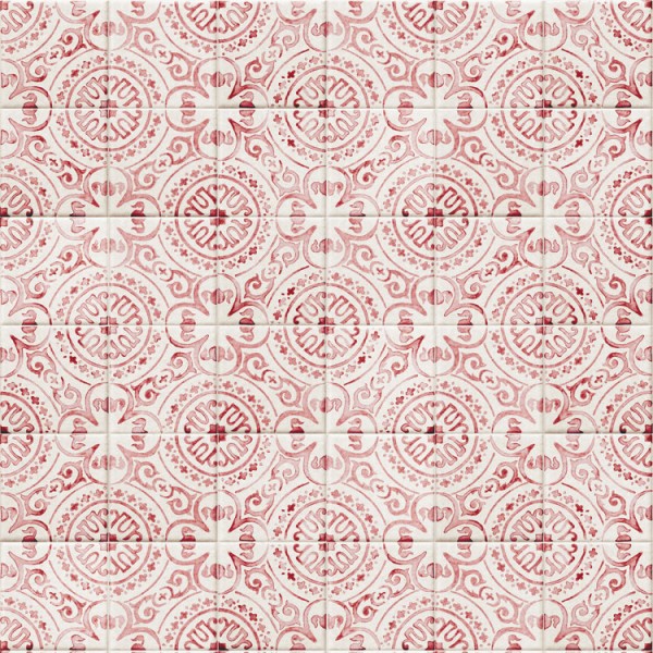 [Hatte Me] REMOVABLE AND REUSABLE WALLPAPER REMAKE SHEET-ANTIQUE TILE PATTERN (65cm x 3m) / ATHO-02