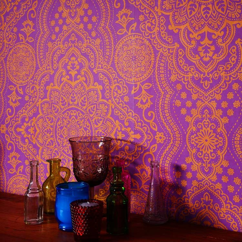 [Hatte Me] REMOVABLE AND REUSABLE WALLPAPER REMAKE SHEET-BOHO PATTERN (65cm x 3m) BOHO-E2 