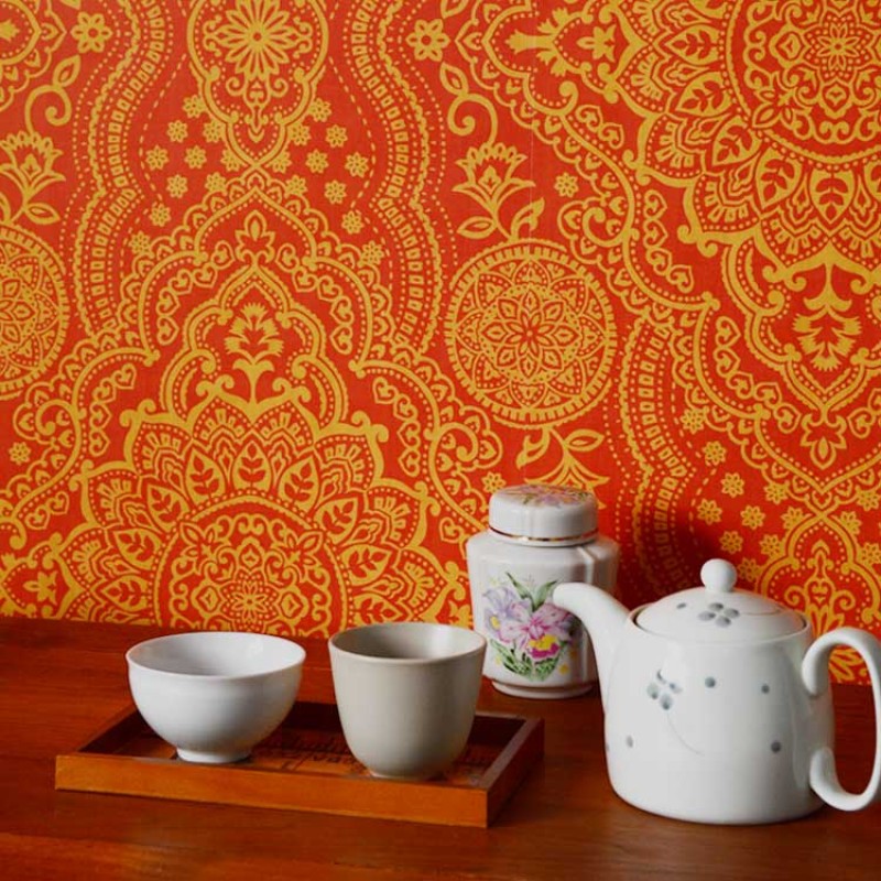 [Hatte Me] REMOVABLE AND REUSABLE WALLPAPER REMAKE SHEET-BOHO PATTERN (65cm x 3m) / BOHO-E4