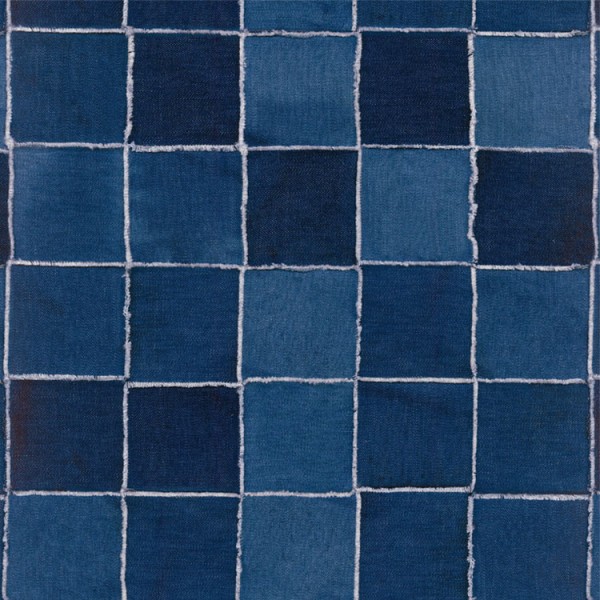 [Hatte Me] REMOVABLE AND REUSABLE WALLPAPER REMAKE SHEET-DENIM TILE PATTERN (65cm x 3m) / DNMT-02