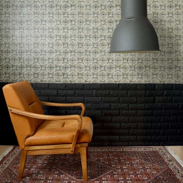 [Hatte Me] REMOVABLE AND REUSABLE WALLPAPER REMAKE SHEET-VINTAGE TILE PATTERN (65cm x 3m) / VTYK-01