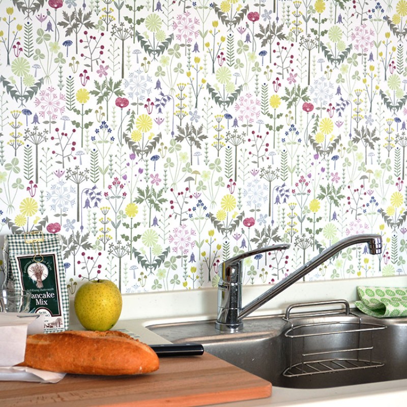 [Hatte Me] REMOVABLE AND REUSABLE WALLPAPER REMAKE SHEET-YUKARI SWEENEY DESIGN (65cm x 3m) / YSD-01