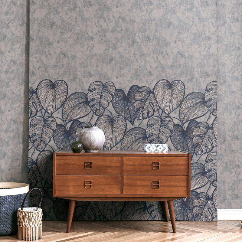 HOHENBERGER | 26980 | MONSTERA TWIN WALL NAVY ASH