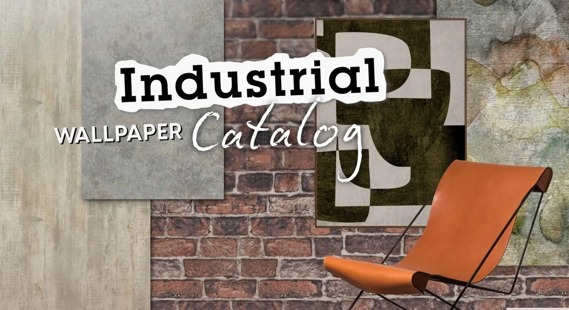 Industrial wallpaper catalog by Honpo