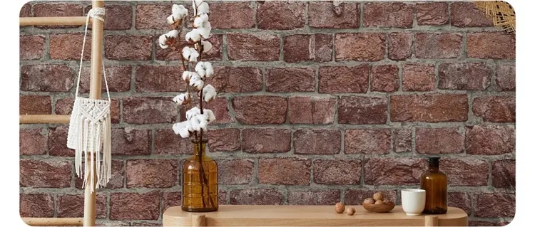 Industrial style with a brick design wallpaper