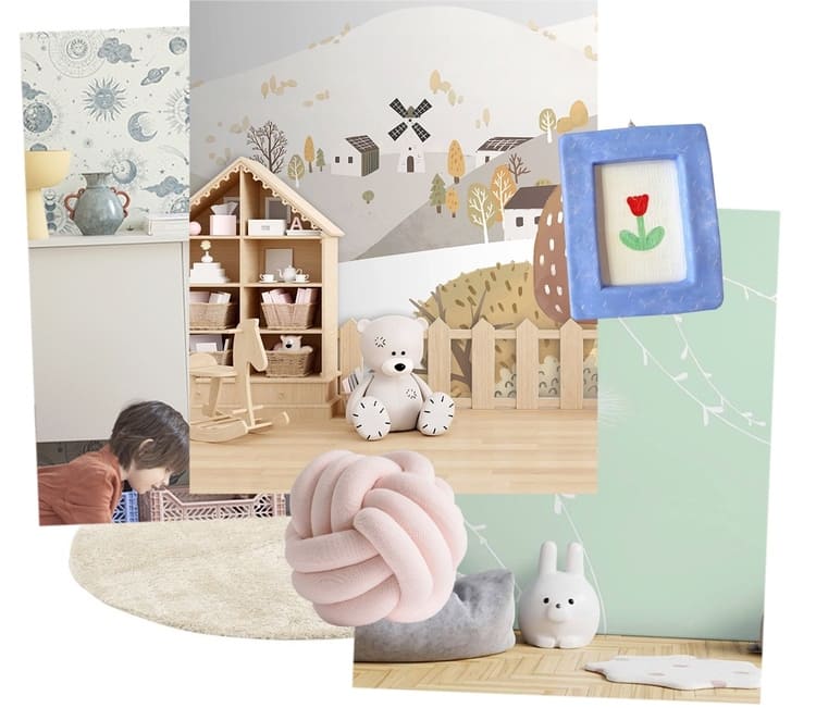 Download Our Kid and Nursery  Wallpaper Catalog Below