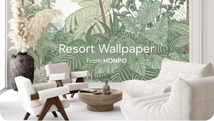 resort wallpaper collection by Honpo