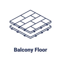 Floor Decking Interlocking Tiles