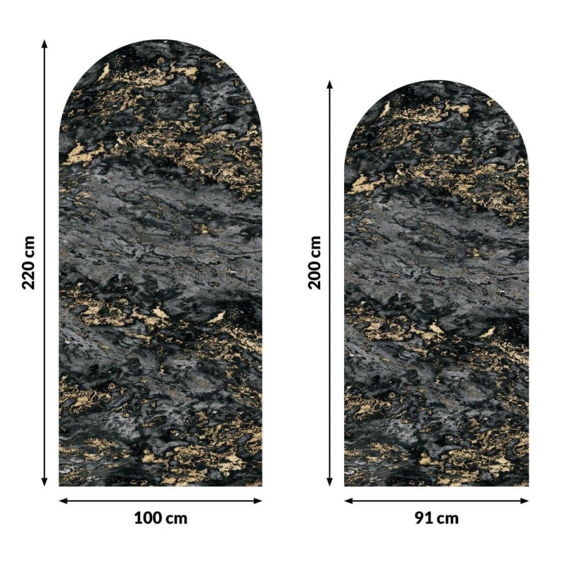 Koziel | Black and gold Sarrancolin marble | ARCH-LPM014