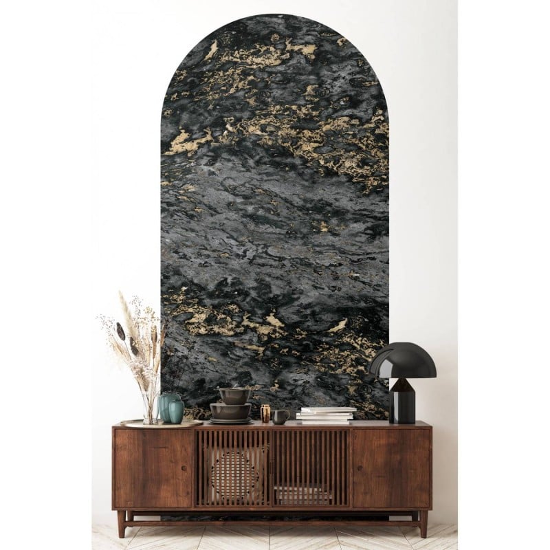 Koziel | Black and gold Sarrancolin marble | ARCH-LPM014