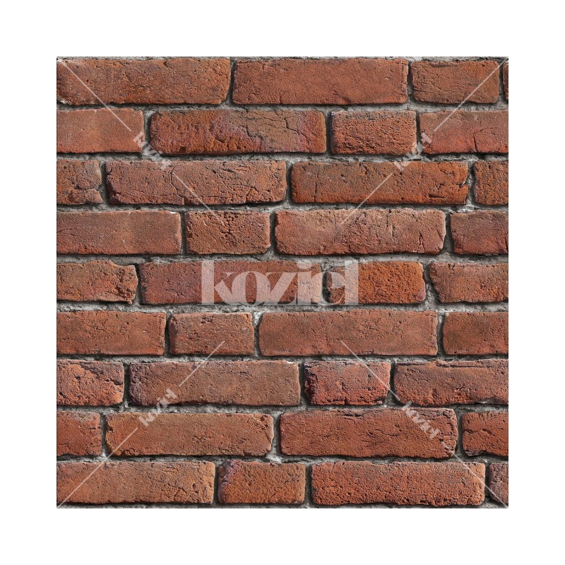 KOZIEL | Orange red old brick wallpaper | 8888-100KV