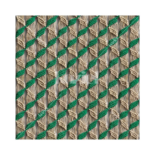 KOZIEL | Green macrame "Majorelle scent" wallpaper | 8888-PL05-GRN