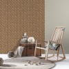 KOZIEL | Orange macrame "Majorelle scent" wallpaper | 8888-PL05-ORA