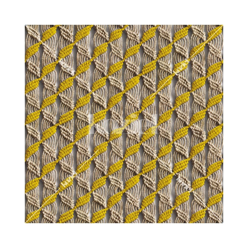 KOZIEl | Yellow macrame "Majorelle scent" wallpaper | 8888-PL05-YEL