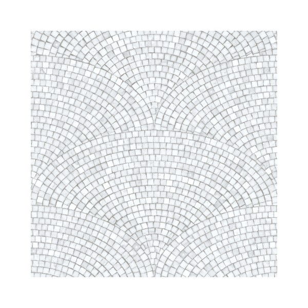 KOZIEL | Light grey Art Deco mosaic | 8888-83