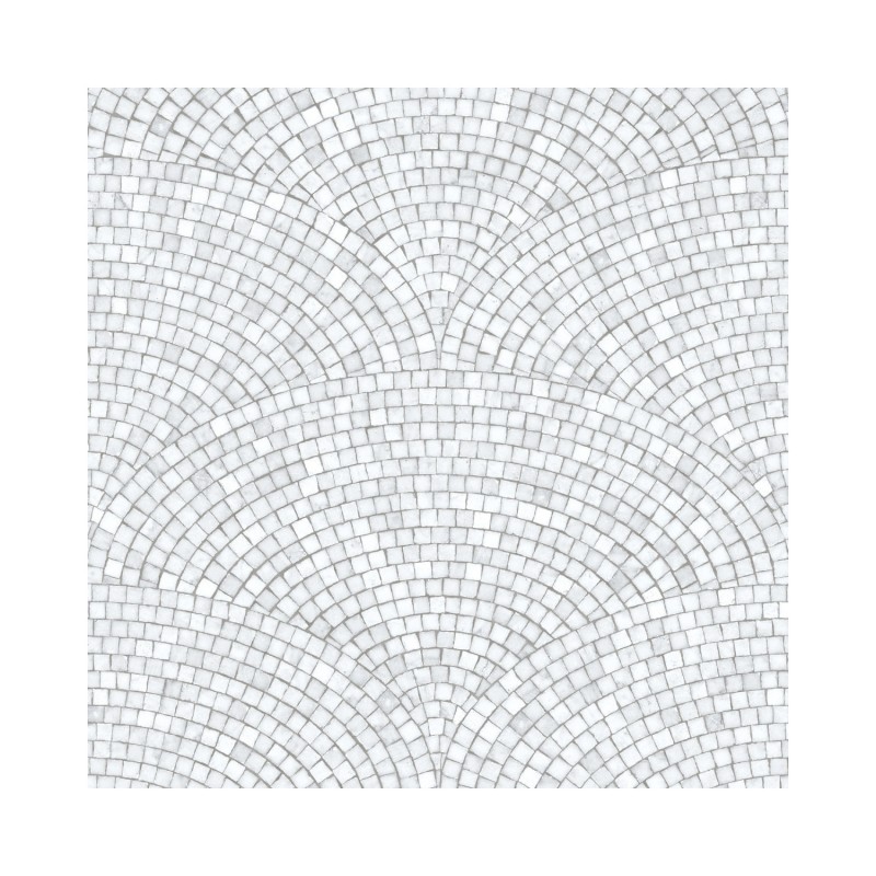 KOZIEL | Light grey Art Deco mosaic | 8888-83