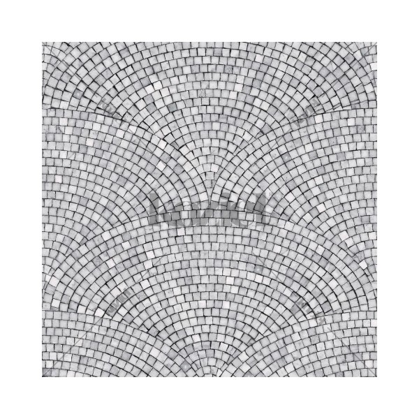 KOZIEL | Dark Grey Art Deco Mosaic | 8888-84