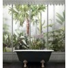 KOZIEL | Panoramic mural grey winter garden greenhouse | LPV032-X