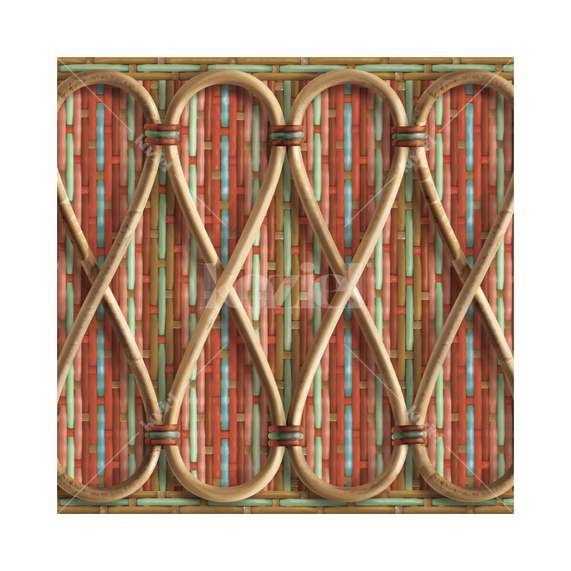 KOZIEL | Philippe Model woven rattan frieze - New Mexico | 5555-PM03