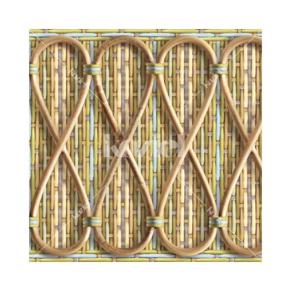 KOZIEL | Philippe Model woven rattan frieze - Reed | 5555-PM11