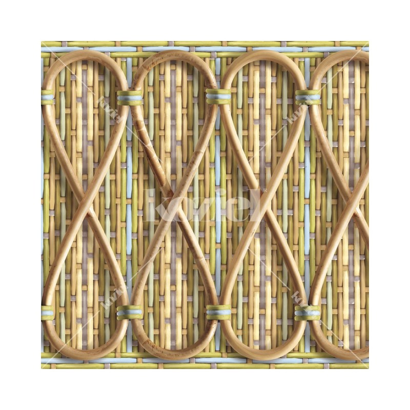 KOZIEL | Philippe Model woven rattan frieze - Reed | 5555-PM11