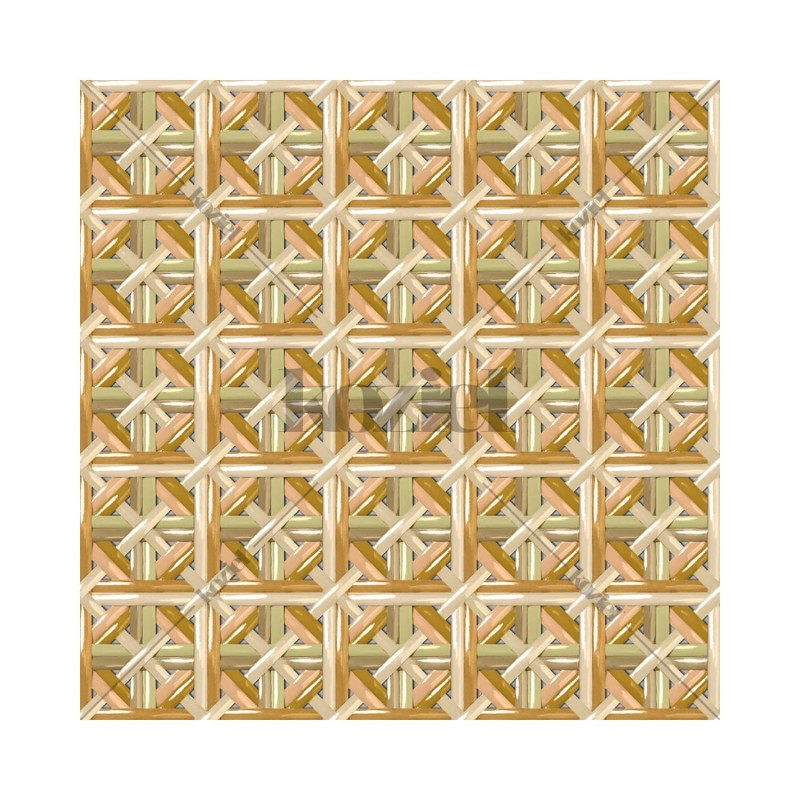 KOZIEL | Japanese Beige crossed wickerwork wallpaper | 8888-PM06