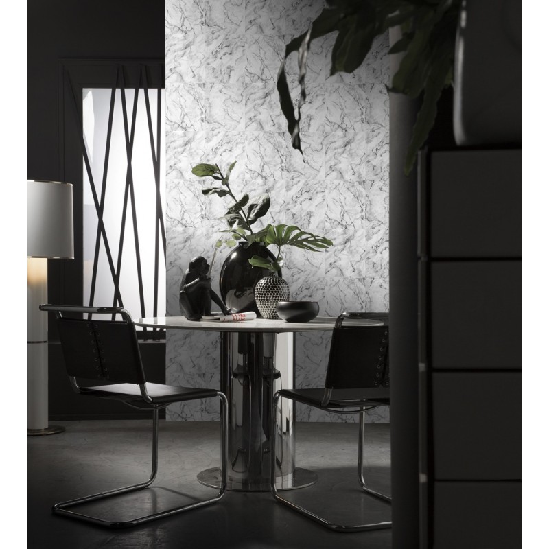 KOZIEL | White Gray Marble Wallpaper | 8888-220