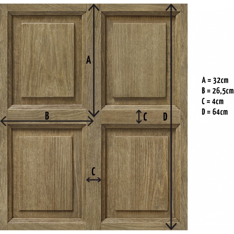 KOZIEL | Classical Oak Wood English Paneling | 8888-314