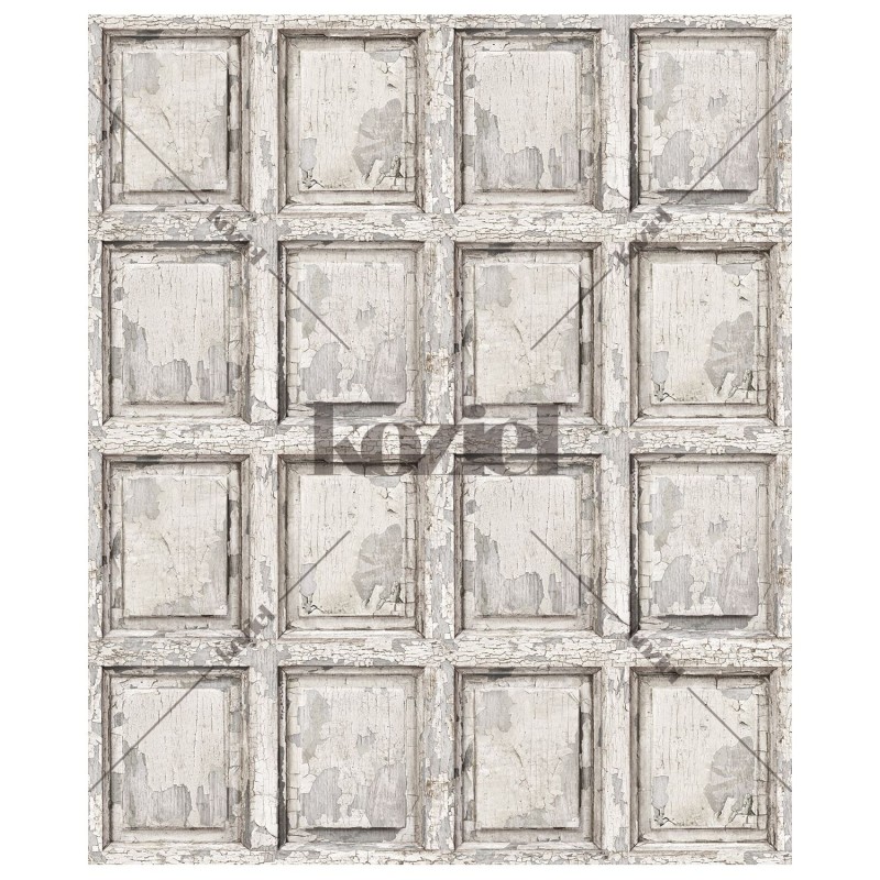 KOZIEL | English Antique Wood Paneling - White | 8888-321