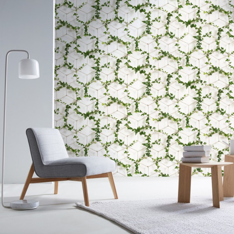 KOZIEL | Ivy on Ropes Wallpaper | 8888-408ECO