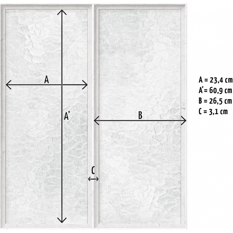 KOZIEL | White Large Loft Windows | 8888-420