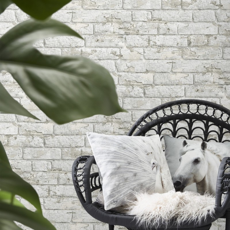 KOZIEL | Antique Painted Bricks - White | 8888-47