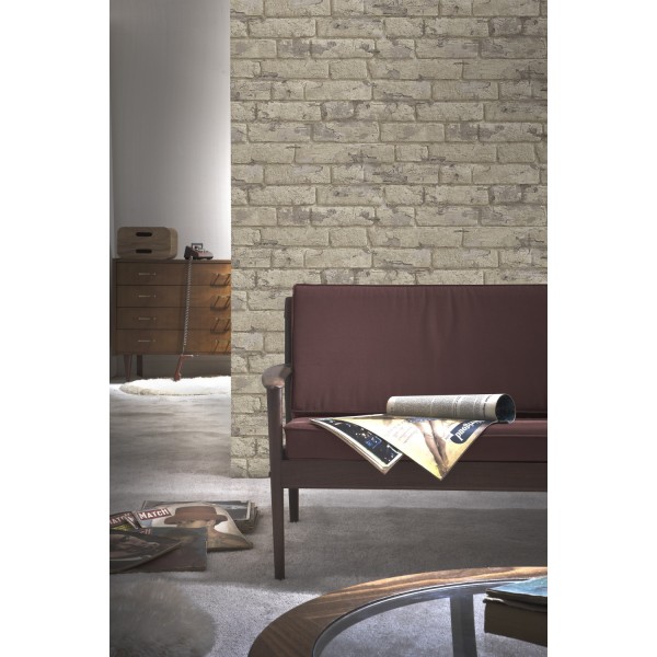 KOZIEL | Antique Painted Bricks - Beige | 8888-49