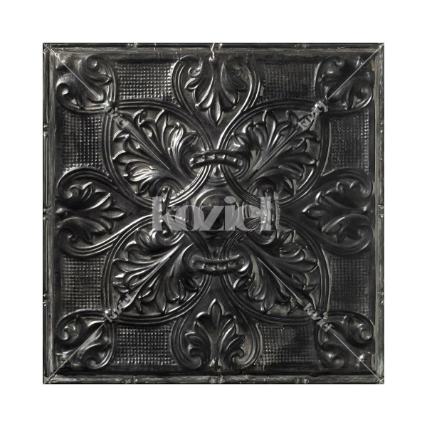 001D31X6 | Antique Carbon Tin Tiles 