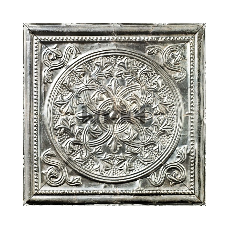 KOZIEL | Antique Silver Tin Tiles | PPV003D33X6