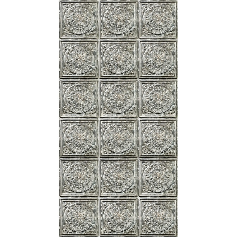 KOZIEL | Antique Silver Tin Tiles | PPV003D33X6