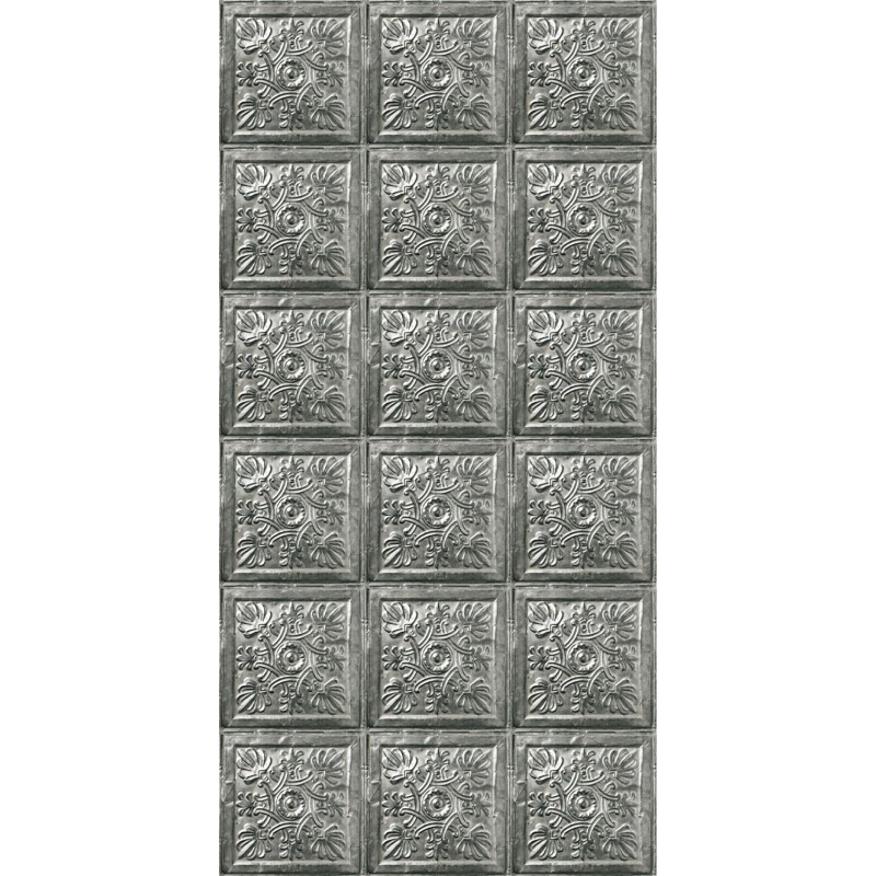 KOZIEL | Antique Silver Tin Tiles | PPV004D33X6