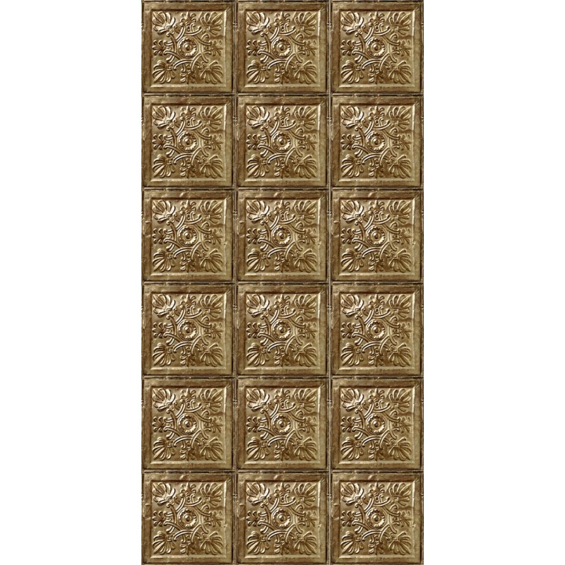 004D34X6 | Antique Gold Tin Tiles  