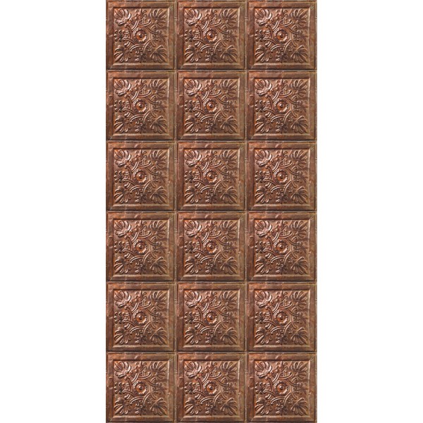 004D36X6 | Antique Copper Tin Tiles 