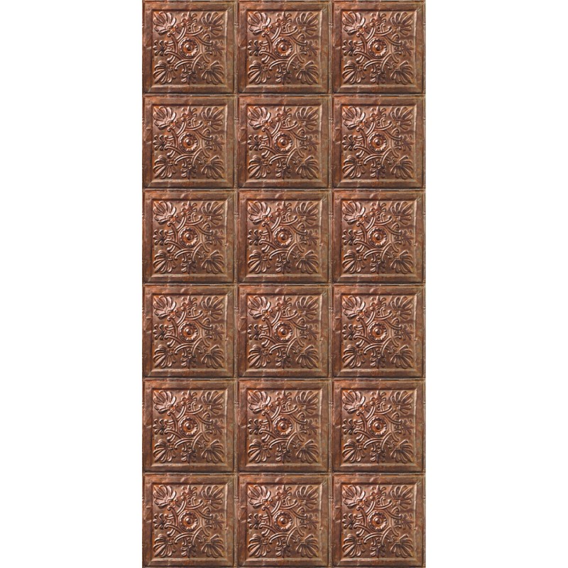 004D36X6 | Antique Copper Tin Tiles 