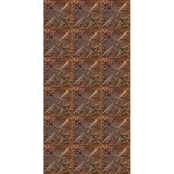 005D36X6 | Antique Copper Tin Tiles 